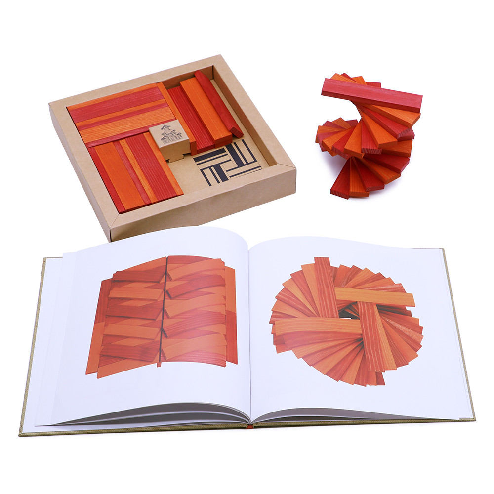 Coffret Kapla couleur rouge/orange avec livre Kapla : King Jouet,  Planchettes et construction en bois Kapla - Jeux de construction