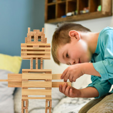 KAPLEX' Noir – Jeu De Construction 100 Pièces En Plexiglass Recyclé